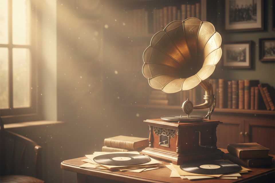 vintage gramophone